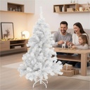 Weißer Weihnachtsbaum 90–180 cm künstlicher Tannenbaum in 4 Größen