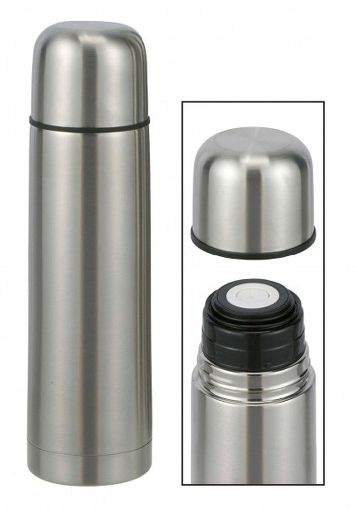 Edelstahl Isolierflasche Thermosflasche Thermoskanne 0,75 Liter