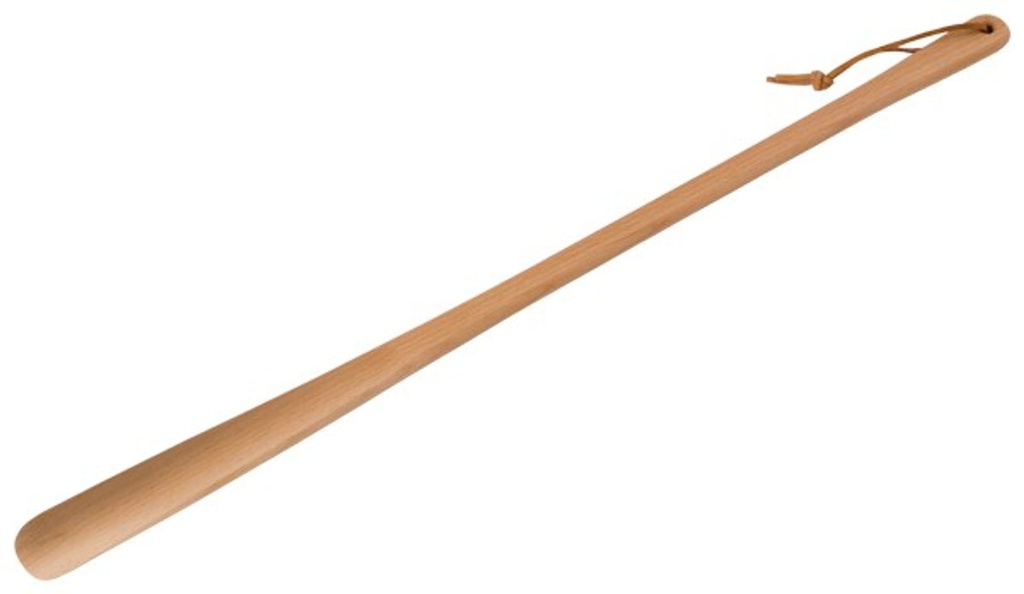 [1937] Schuhanzieher Schuhlöffel geöltes Buchenholz 63 cm