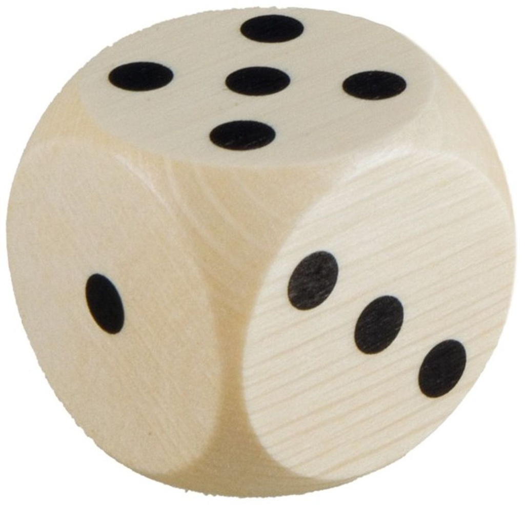 Holzwürfel Augenzahl Spielewürfel Würfel 40 mm Holz