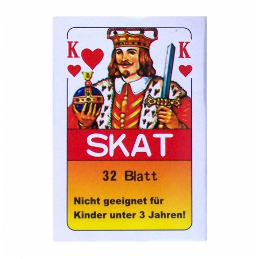 [2496] 24er Set Skatkarten französisches Blatt 32 Spielkarten Kartenset