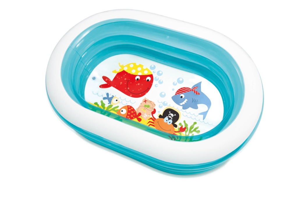 INTEX Ahoi Piraten Pool, Garten Kinder Oval
