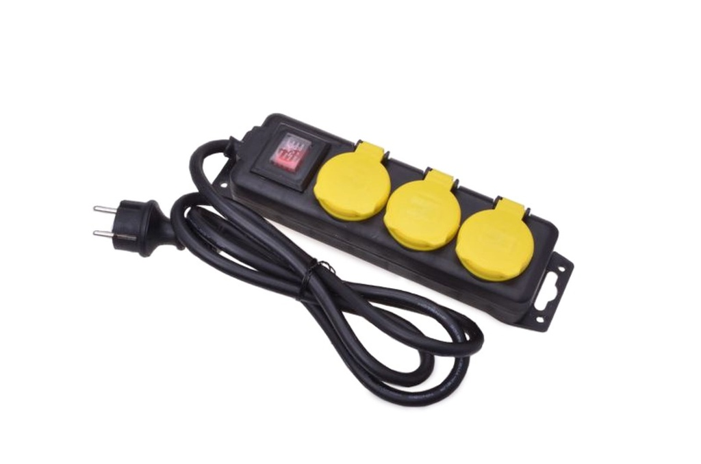 3er Outdoor Mehrfachstecker