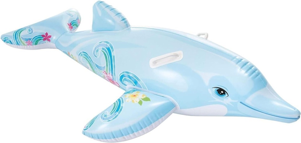 INTEX Delphin Luftmatratze Wasserspielzeug Schwimmtier Schwimminsel Pool Float