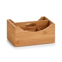 Zeller Bambus Ordnungsbox Aufbewahrungskiste 25 x 18 x 12 cm