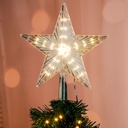 Stern mit Lauflichteffekt Tannenbaumspitze Weihnachtsbaumspitze