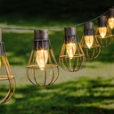 LED Solar Lichterkette 10 Lampen