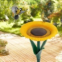 Vogelfutterstation Sonnenblume mit Ständer für Garten & Balkon